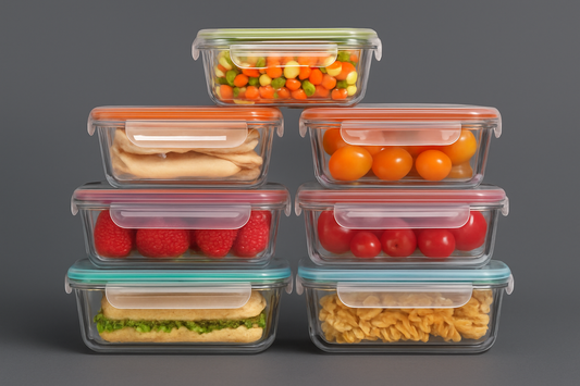 Glass Containers 3 Set piece