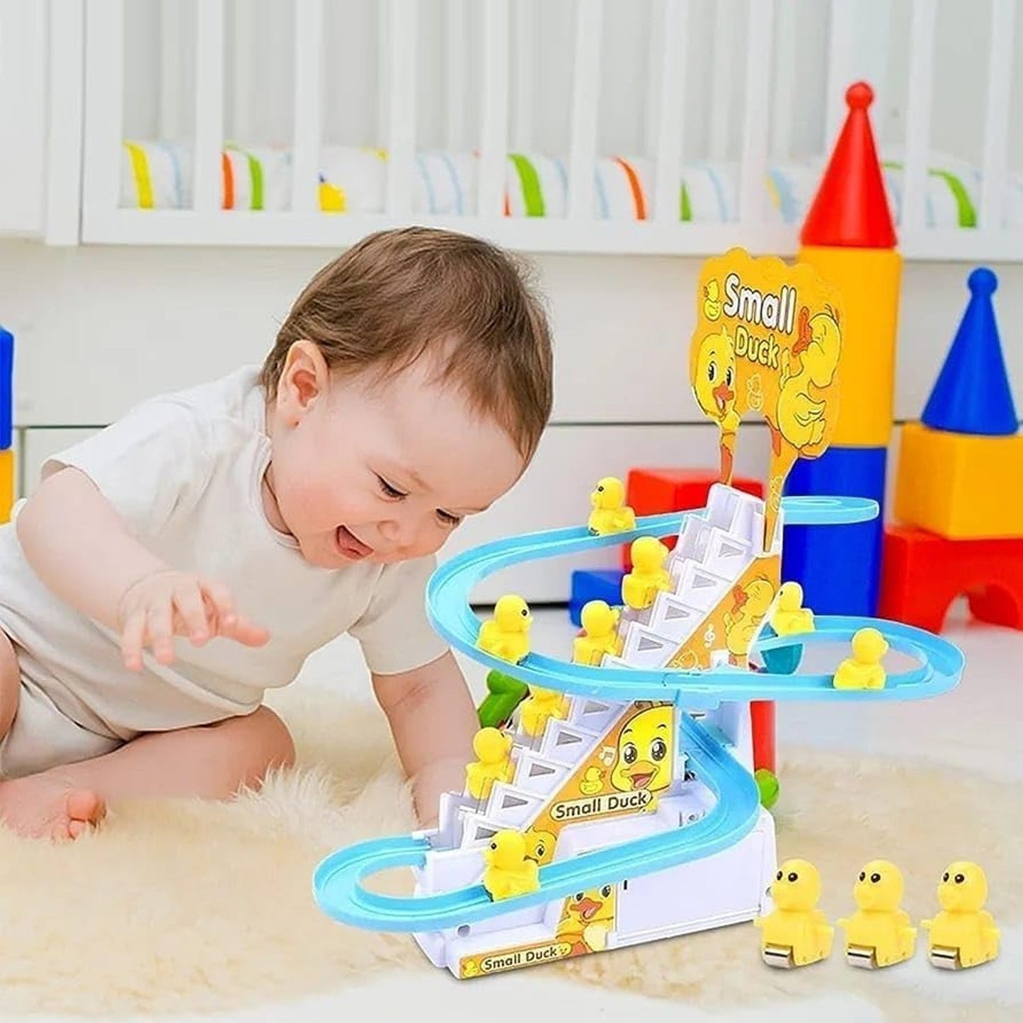 Duck Climb Stairs Toy