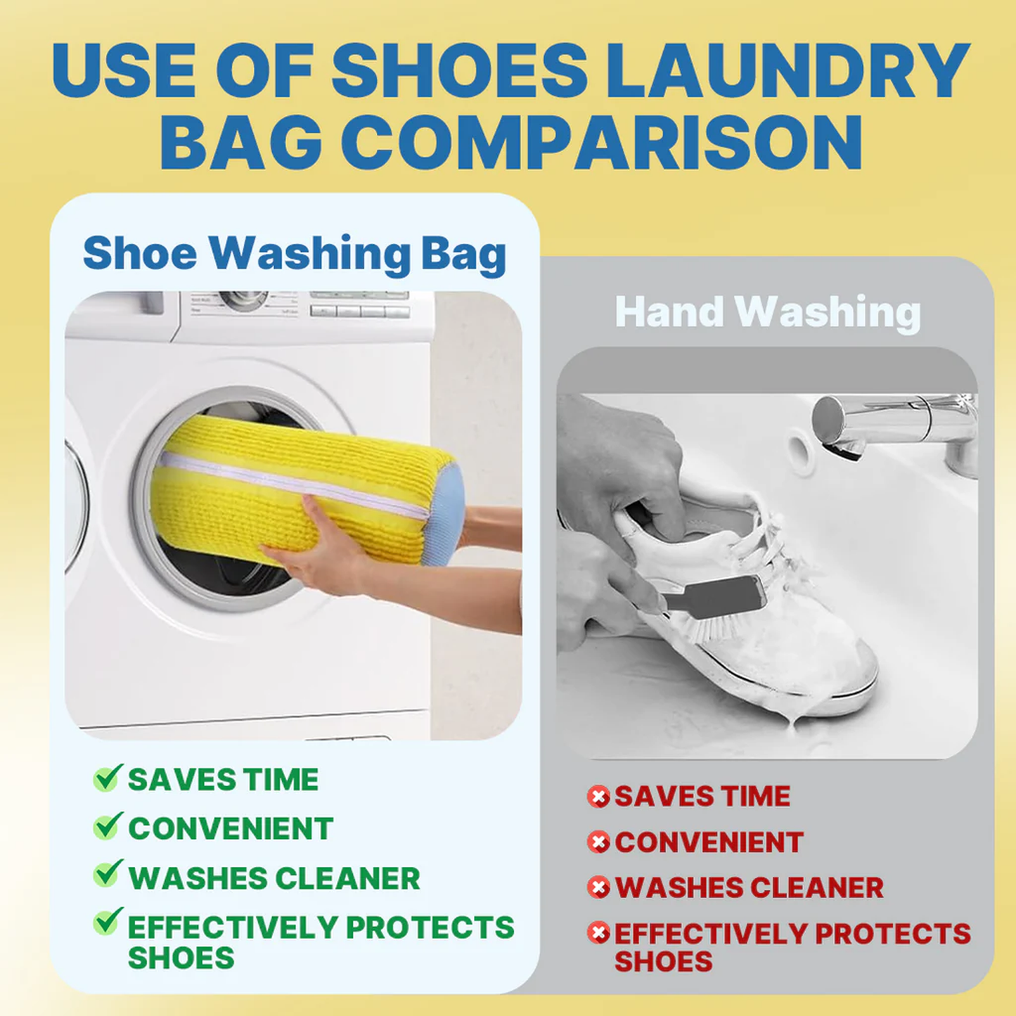 Shoe Washing Bag