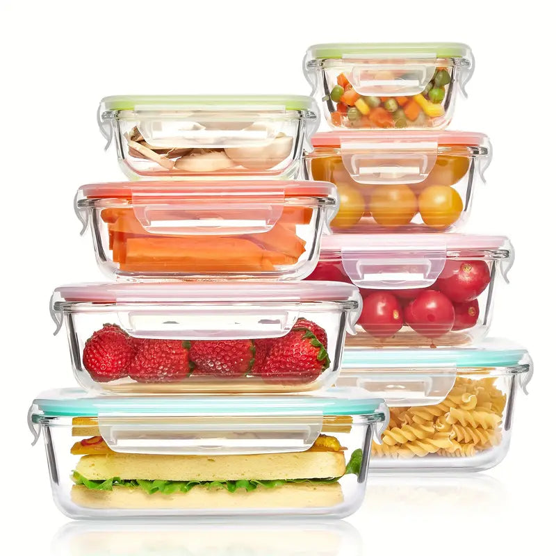 Glass Containers 3 Set piece